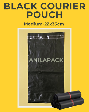 Black Courier Pouch