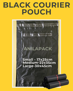 Black Courier Pouch
