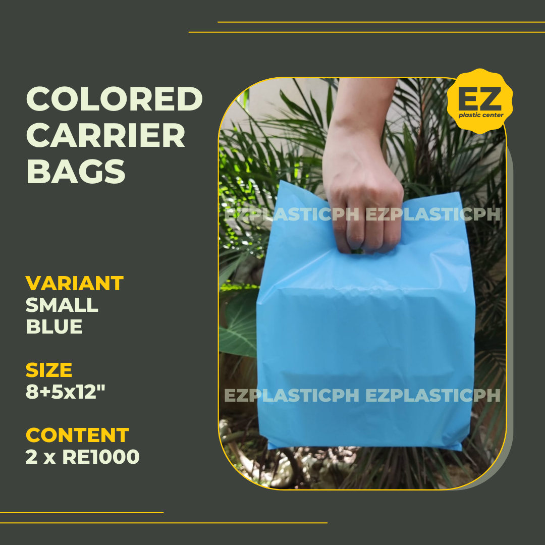 Colored Plastic Carrier Bags with Handle