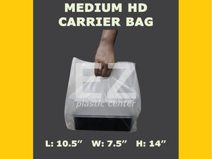 Plastic Carrier Bags (HD Matte/Frosted)