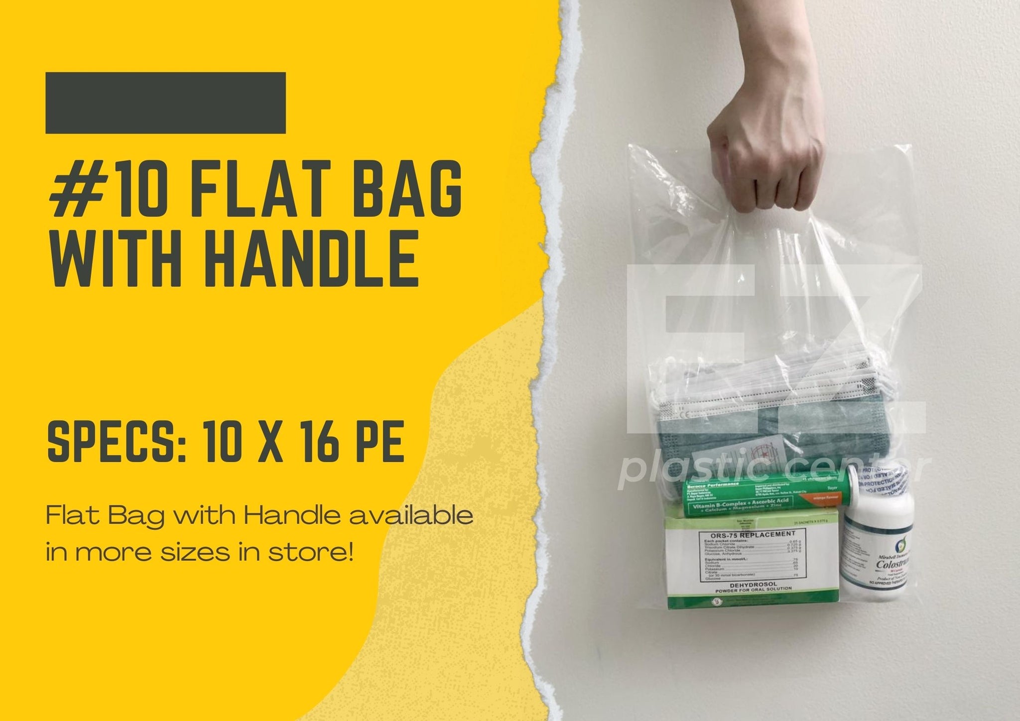 Flat Bags (PE Cloudy Clear)
