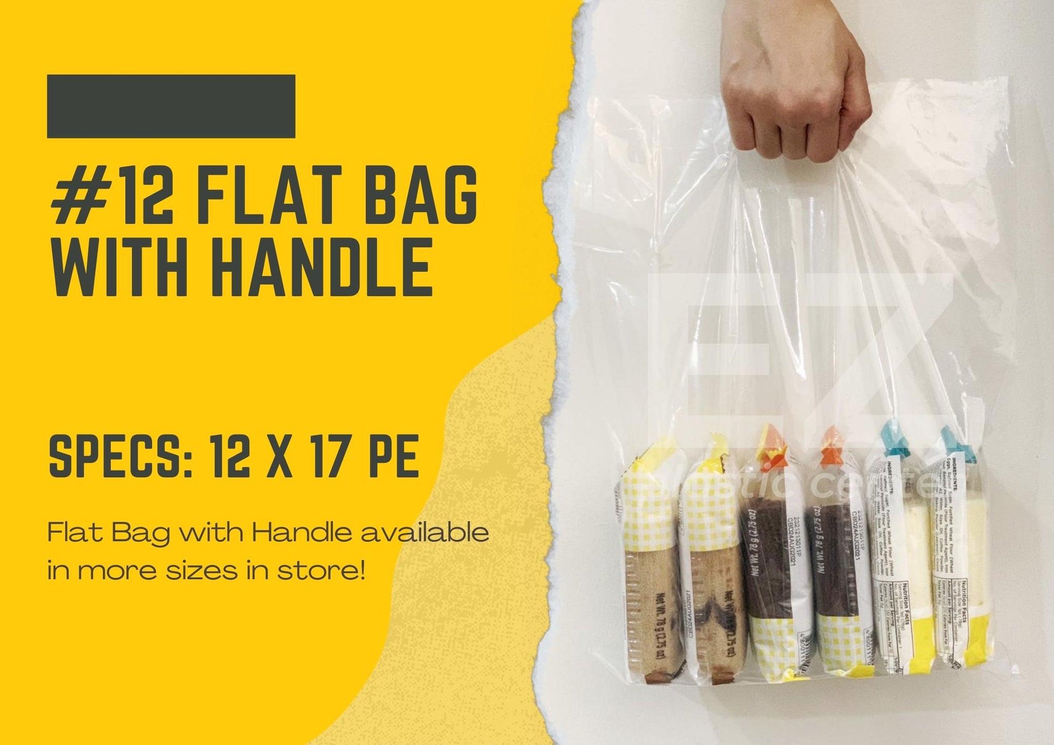 Flat Bags (PE Cloudy Clear)