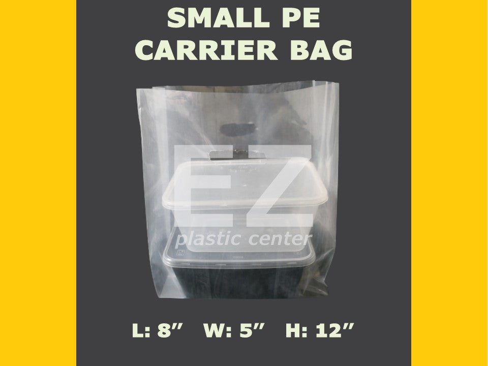 Plastic Carrier Bags (PE Cloudy Clear)