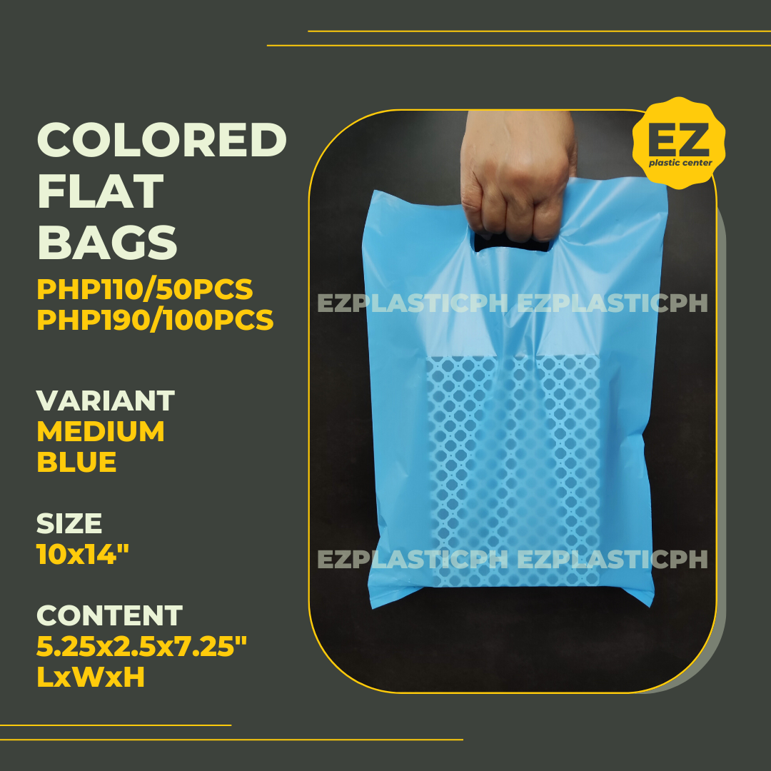 Colored Flat Bags with Handle
