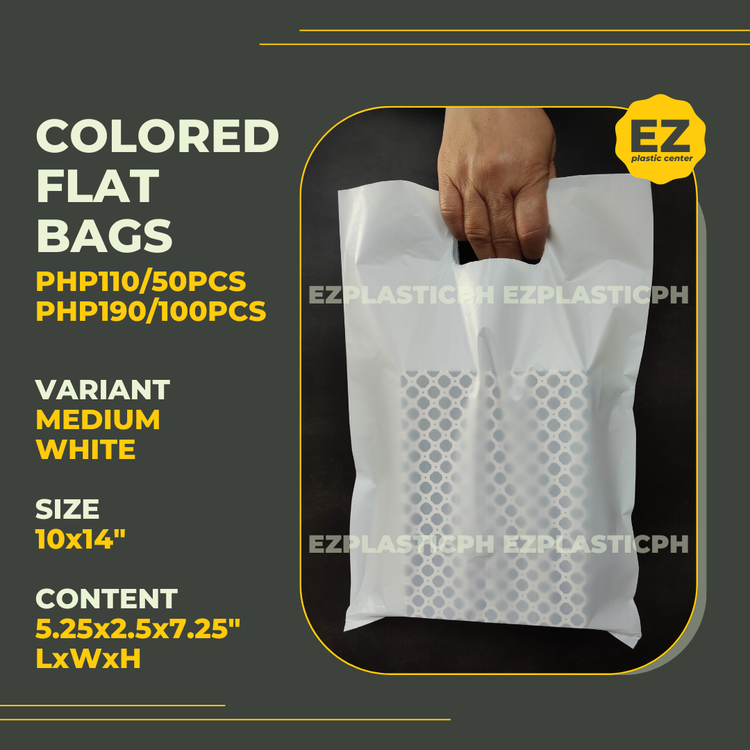 Colored Flat Bags with Handle