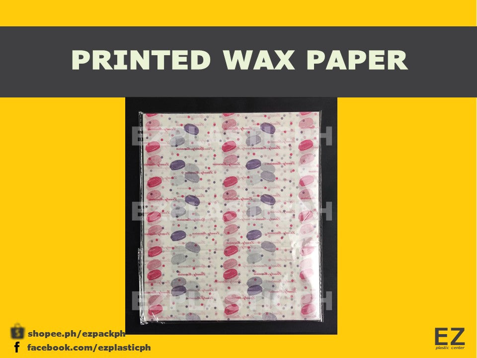 Printed Wax Paper