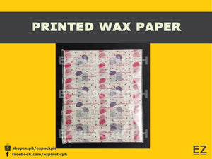 Printed Wax Paper