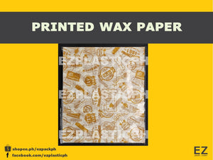 Printed Wax Paper
