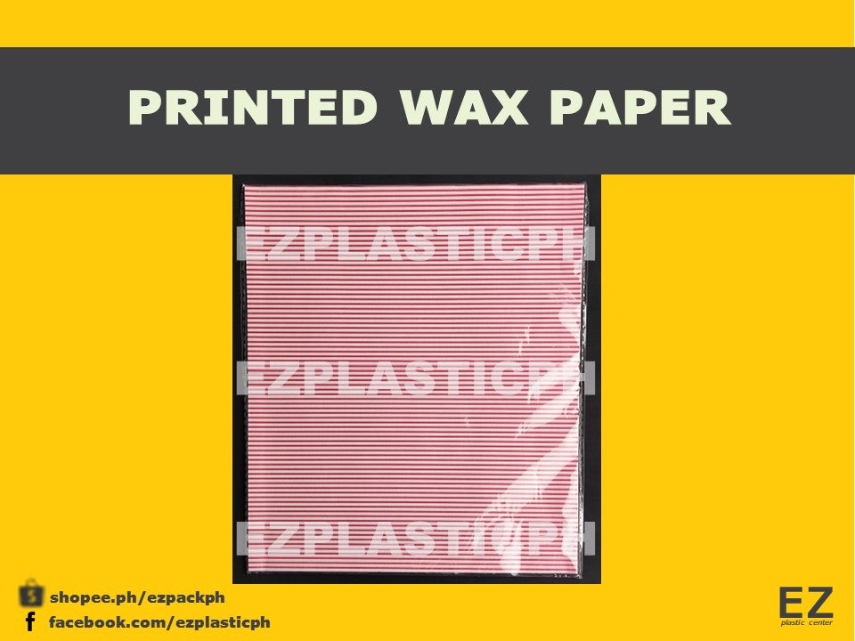 Printed Wax Paper