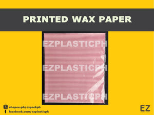 Printed Wax Paper