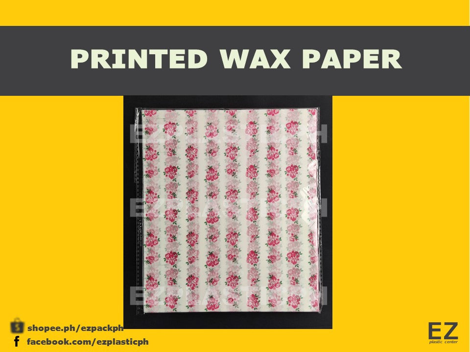 Printed Wax Paper
