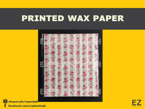Printed Wax Paper