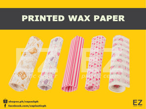 Printed Wax Paper
